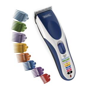 lot 2844 image: Wahl Color Pro Cordless Rechargeable Hair Clipper &amp Trimmer Easy Color-Coded Guide Combs - for Men, Women, &amp Children Model 9649P