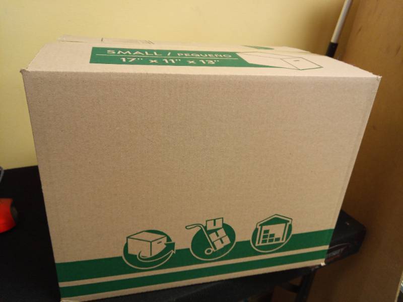 lot 1010 image: Odds & Ends Mixed Merchandise Lot Box is 17 x 13 x 11 (1.7 cubic feet)