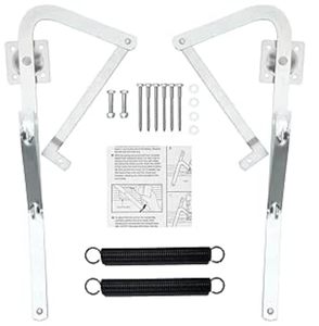 lot 1179 image: 55-2 Attic Ladder Hinge Arms with Springs,Compatible with Werner Mk5, WU2210, W2208, W2210, Suitable for Werner Attic Ladders Manufactured After 2010, Heavy Duty Thick Galvanized Material - Retail $86