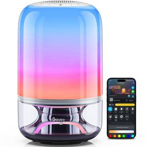 lot 1002 image: Govee Table Lamp 2 Pro x Sound by JBL, Smart Cordless Table Lamp with Speaker, Music-Light Sync, 16 Music Modes & 100 Scene Modes, Work with Matter, DIY Customized Rechargeable Desk Lamp for Bedroom - Retail $180