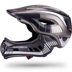 lot 1022 image: ROCKBROS Kids Full Face Helmet Kids Bike Helmets Lightweight Toddler Mountain Bike Helmet Detachable for MTB BMX Skating Cycling Scooter Safety Bicycle Helmets for Youth Child Boys Girls Ages 3-16 - Retail $76
