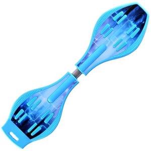 lot 1103 image: Magnitt Caster Board, Deluxe Junior Skateboard with Illuminating Wheels for More Excitement,Fun and Visibility, Twistboard for Kids 8, Upgrade Color��C - Retail $59