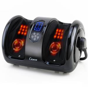 lot 1164 image: CCHYF Shiatsu Foot Massager with Heat,Foot Massager for Plantar Fasciitis,Pain Relief and Heat Therapy,Massage FootCalf with Deep Kneading,Christmas Gift for Women and Men(Black) - Retail $90