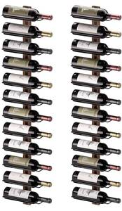 lot 1183 image: B4Life Wine Rack Wall Mounted for 24 Wine Bottles, Wood Wine Racks for Wall, Wine Holder Wine Bottle Racks for Kitchen, Dining Room, Bar - Retail $61