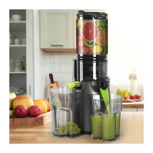 lot 1190 image: Efficient Cold Press Juicer, 350W Slow Masticating Juicer with 4.7 Extra Wide Feed Chute, Ideal for Whole Fruits, Easy to Clean,(BLACK) - Retail $92