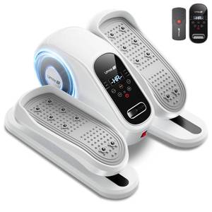 lot 1192 image: Under Desk Elliptical Machine, Electric Leg Exerciser for Seniors, Quiet & Portable Electric Seated Eclipse Exercise Training Machine with Remote, 12 Level Speeds & Mute Function, Manual & Auto Mode - Retail $104