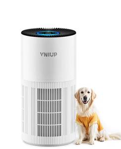 lot 1209 image: Air Purifiers for Home Large Room up to 2200 ft�, VNIUP H14 True HEPA Air Purifier for Bedroom, PM 2.5 Display Air Quality Sensor Air Cleaner for for Home Pets Dorm Room Bedroom Office, ZQA-6000A - Retail $45