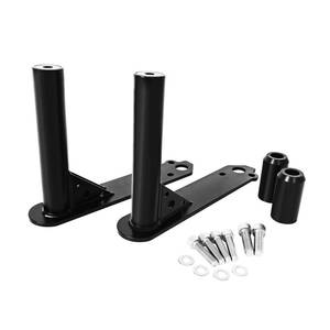 lot 1227 image: Matte Black Scout Bobber Highway Footpegs Engine Guard Crash Bar Support Portection Fit for Indian Scout and Scout Bobber Driver - Retail $69