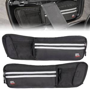 lot 1264 image: KEMIMOTO Upgraded Saddlebag Lid Organizers 2 Pack Compatible with Touring 1980-2024 2025 for Street Glide Road King Road Glide FLT FLH Black - Retail $40