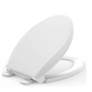 lot 8514 image: K-4636-RL-0 Elongated Toilet Seat Replacement for kohler 4636-RL-0 Elongated Bowl Toilet Seat Slow-Close, Soft Close toilet Seat and Lid, White