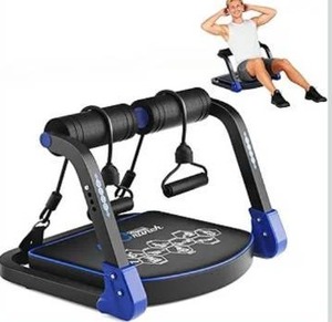 lot 8556 image: Ab Machine, Core & Sit Up Exercise Equipment for Home Gym, Ab Workout Equipment for Stomach Workout, Resistance Bands, 4 Resistance Levels, Adjustable, Automatic Rebound, Ab Trainer Machine