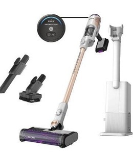 lot 8561 image: Shark Detect Clean & Empty Auto-Empty System - Lightweight Cordless Vacuum Cleaner with HEPA Filter, Portable Handheld Attachment, Crevice Tool, Ideal Stick Vacuum for Pet Hair, White, IW3511