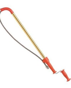 lot 8578 image: RIDGID 59802 K-6DH Hybrid Toilet Snake Auger with 6 Heavy-Duty Drop Head Tri-Wrap Cable, Manual or Cordless Drill Operated Plumbing Toilet Drain Snake Auger