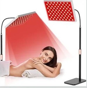lot 8594 image: Red Light Therapy for Body, Infrared Light Therapy Panel Lamp with Stand, 660nm and 850nm Near Infrared LED Red Lights Therapy Device at Home for Face and Body