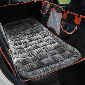 lot 8606 image: Soulbond Backseat Pet Bed Mat,Dog Bed for Car,Fuzzy Dog Seat Cover for Car Back Seat, Non-Slip Travel Pet Mat, Fit for Backseat Extenders and Seat Covers(Gray)