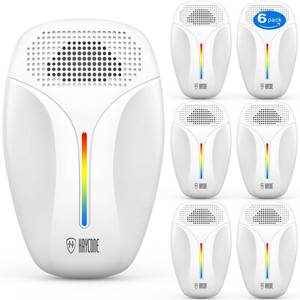 lot 8626 image: Upgraded Ultrasonic Repeller & Insect Indoor Repeller,Ultrasonic and Repellent for Roach,Rodent,Mouse,Bugs,Mosquito,Mice,Spider,Ant,3 Mode Switching,6 Packs