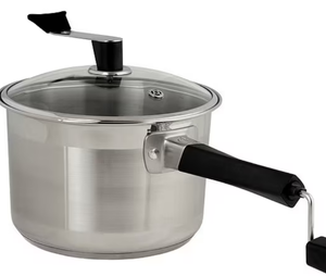 lot 8581 image: Wabash Valley Farms 23000-D Stainless Steel Platinum Series Stovetop Popcorn Popper