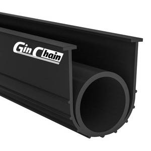 lot 8662 image: Ginchain Garage Door Seals Bottom Rubber - Weatherproof Garage Weather Stripping Bottom Seal, 14 Inch T Ends, 4 Inch Width, 10 FT
