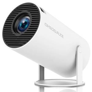 lot 8686 image: Mini Projector, HY300 PRO Portable Projector, Smart Projector Support 4K 1080P with Dual-Band WIFI6 5G Wireless 5.4 Bluetooth, 200 ANSI, Auto Keystone Correction, 35-130 Screen Video Projector