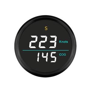 lot 8710 image: 2 Digital Speedometer Speedo Gauge 0-999 KMH MPH Knots with Compass 9-32VDC Waterproof for Boat ATV Baggy (NOT Odometer) (White)