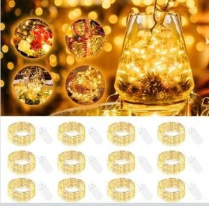 lot 8742 image: btfarm 12 Pack LED Fairy Lights Battery Operated, 7ft 20LED Mini String Lights Waterproof, Silver Wire Firefly Starry Lights Bulk for Mason Jars Crafts Table Centerpieces Party Christmas, Warm White