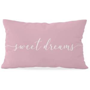 lot 8771 image: HONLUNG Sweet Dreams Throw Pillow Covers,Bed Decorative Pillows Covers, 12x20 Pillow Cover,Farmhouse Bed Room Decor Sesthetic,Home Decor for Couch Bed Bedroom Pink