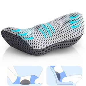 lot 8832 image: Powerole Lumbar Pillow,Memory Foam Back Support Pillow for Pain Relief,Ergonomic Neo Cushion Lumbar Support Pillow forOffice Chair,Car Seat,Bed and Recliner Light Grey