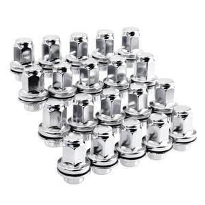 lot 14771 image: 14x1.5mm OEM Style Factory Lug Nuts Set of 20, 78 22mm Hex Mag Washer Lug Nuts 1.80 Inch Compatible with Sequoia Landcruiser Tundra Lexus LX