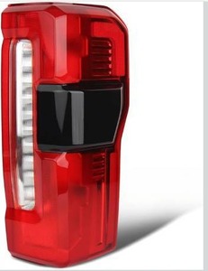 lot 9227 image: Tail lights Compatible with 2023 2024 2025 Ford F250 F350 Super Duty wBlind Spot Halogen Rear Light Taillight Rear Brake Lamp Signal right passenger