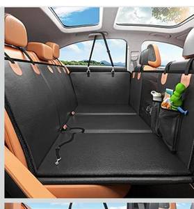 lot 9232 image: Back Seat Extender for Dogs, Waterproof Dog Car Seat Cover for Back Seat with Hard Bottom
