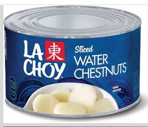 lot 9374 image: La Choy Sliced Water Chestnuts, 8 Ounce, 10 Pack
