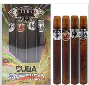 lot 9419 image: CUBA AMERICA 4-Piece SET, 4X35 ML (BLACK, BROWN, GREEN, GREY)