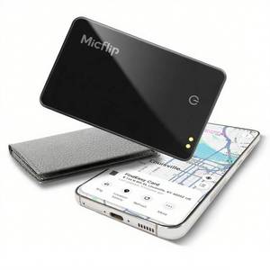 lot 9503 image: MICFLIP Wallet Tracker Card (Samsung Only),Rechargeable Bluetooth Smart Card Finder Work with Samsung SmartThings APP,0.08in Ultra-Thin Galaxy Smart Tag for Wallets,Passports &amp Luggage 1 Pack