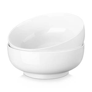 lot 9521 image: MALACASA Serving Bowls, 114 OZ(10) Extra Large Salad Bowls Set of 2, Porcelain White Serving Bowls for Salad, Soup, Pasta and Dinner, Large Ceramic Bowl Set for Entertaining, Series REGULAR