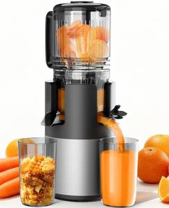 lot 9525 image: Cold Press Juicer Machines, High Nutrient Retention, 99% Juice Yield, 5.3 Wide Feed Chute for Whole Fruits & Vegetables, Quiet Slow Masticating Juicer, BPA-Free, Easy to Clean