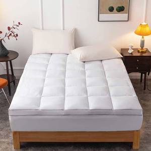 lot 9560 image: DROVAN Mattress Topper Full XL Size - Extra Thick Mattress Pad Cover - Pillow Top Deep Pocket with Breathable 7D Spiral Fiber Filling Cooling Mattress Cover