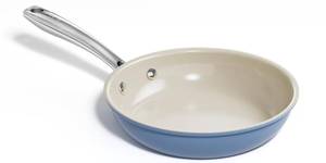 lot 9641 image: Redchef Ceramic Non Stick Egg Pans, Nonstick Frying Pan Skillet, 8 inch Cooking Pan Non Toxic with Stay Cool Handle for Induction, PTFE & PFAS & PFOA Free, DishwasherOven Safe (Blue)
