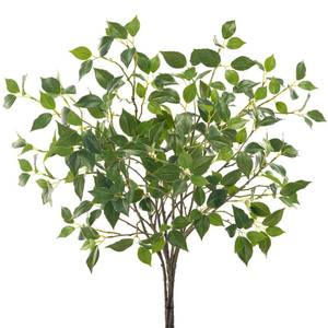 lot 9666 image: Artificial Plants Greenery Eucalyptus Stems Branches Plant for Home Decor Faux Rustic Ficus Leaf Floral for Indoor Table Bathroom Bedroom Kitchen Decoration,Real Plastic Eucalytus Wedding Dcor 6PCS)