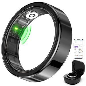 lot 9672 image: Naughtbaby FitElf 3 Pro Smart Ring Fitness Tracker, Health Sleep Tracker (12(67.8mm), Black)