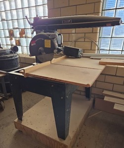 lot 2642 image: Original Radial Arm Saw Model 3536