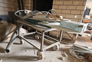 lot 2662 image: Industrial Metal Shelving Unit - Contents Included