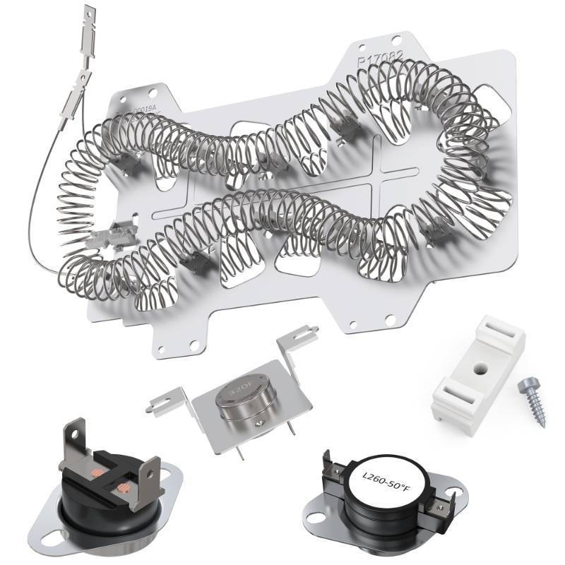 lot 47462 image: Dryer Heating Element Compatible with Samsung dryer DV42H5000EWA3 DV45H7000EWA2 DV48H7400EWA2 DV40J3000EWA2 DVE50M7450WA3 DV42H5200EWA3 By AMI PARTS - Retail $23