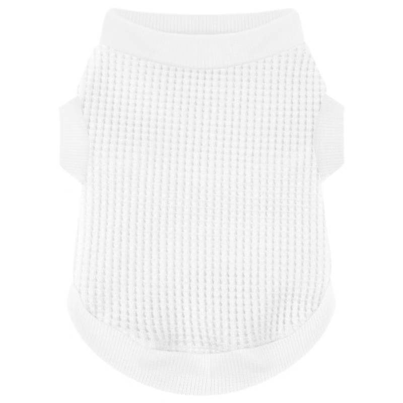 lot 53942 image: Cozy and Functional Dog Shirts for Small Puppies Stretchable White Attire with Easy-On Design, Ideal for Chihuahuas and Yorkies - Enhance Comfort and Playfulness on Chill Days X-Large