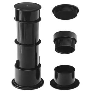 lot 23845 image: Fennoral 7 12 Umbrella Stand with Sleeve and Center Cap & Umbrella Stabilizer Adapter (1.5-1.75), Great for Umbrellas, Volleyball Poles and Tiki Torches, Installed on Floor, Step or Deck