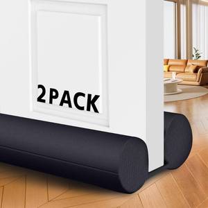 lot 23860 image: (2 Pack) Under Door Draft Stopper, Under Door Blocker Size of Adjustable Size from 30 to 36, Easy Install,Gap Filler, Reduces Air Draft, Noise & Sound, Door Seal for Improved Insulation
