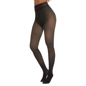 lot 29222 image: TNNZEET Fleece Lined Tights Women Pantyhose Colorful Opaque Black Sheer Thermal Winter Warm Leggings Under Dress SM