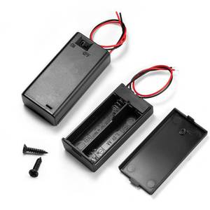 lot 29228 image: LampVPath (Pack of 2 2 AA Battery Holder with Switch, 2X 1.5V AA Battery Holder Case with Wire Leads and ONOff Switch
