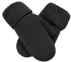 lot 39340 image: INOGIH Winter Warm Mittens Cold Weather Gloves for Women - Soft lining Thick Crochet Cable Knit Gloves