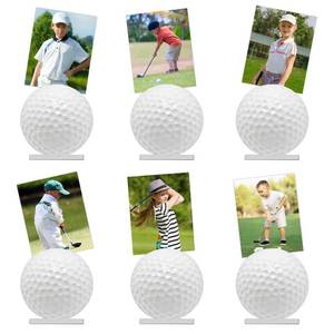 lot 39349 image: Golf Photo Stand Golf Party Decorations Table Number Card Place Holder Sticky Note Holder Golf Centerpieces for Table Hole in One Birthday Party Supplies 16 pcs