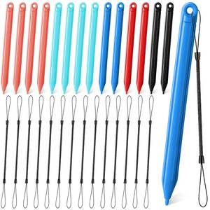 lot 39359 image: Sabary 27 Pieces Include 14 Pcs Replacement Stylus Drawing Pen and 14 Pcs Lanyard for Tablet Writing Tablet LCD for Kids Drawing Board Painting Pad, Doodle Pad, 4.7 Inch